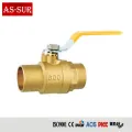 High Pressure Three Way Brass Gas Ball Valves